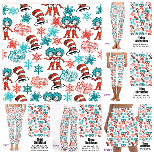 Thing Christmas leggings and petite lounge pants