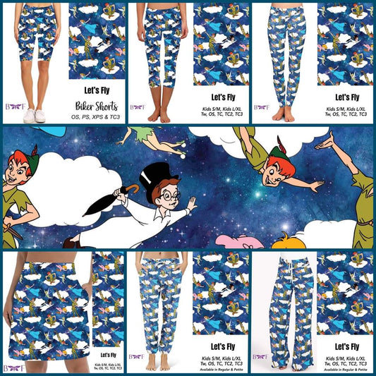Lets Fly leggings, skort, and capris with pockets