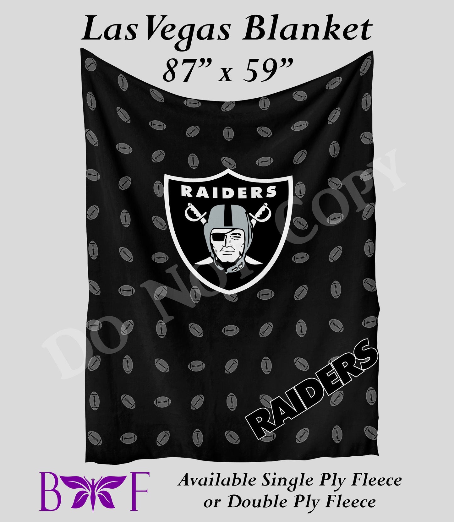 Las Vegas 59"x87" soft blanket