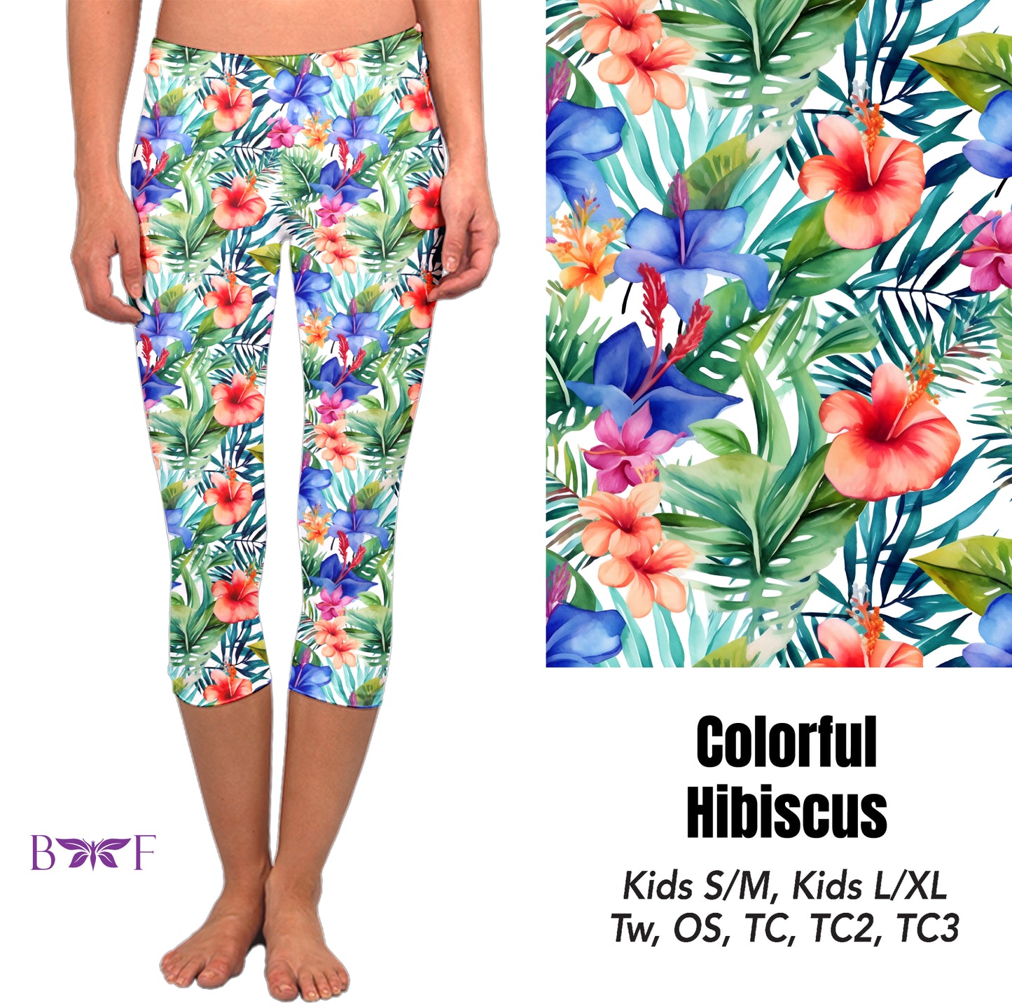 Colorful hibiscus preorder#0515