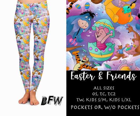 Easter Friends Capris, Joggers, and Loungers