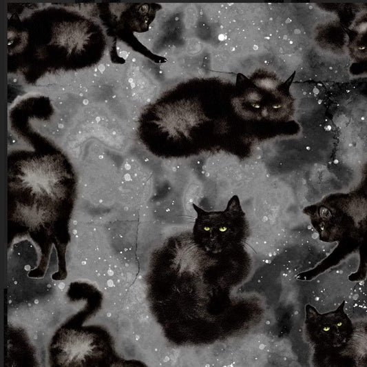 Black Cat 1 leggings, capris, loungers, and joggers