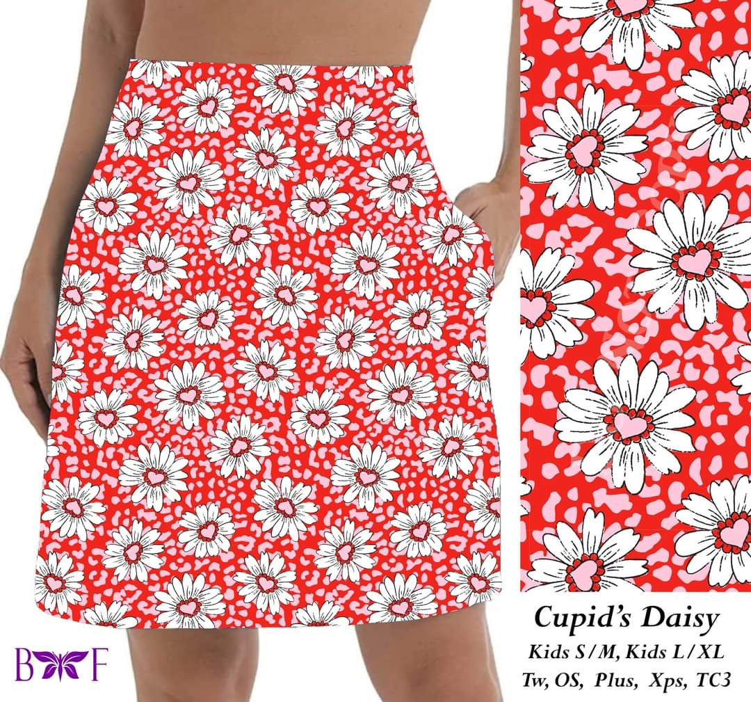 Cupids Daisy skorts with pockets