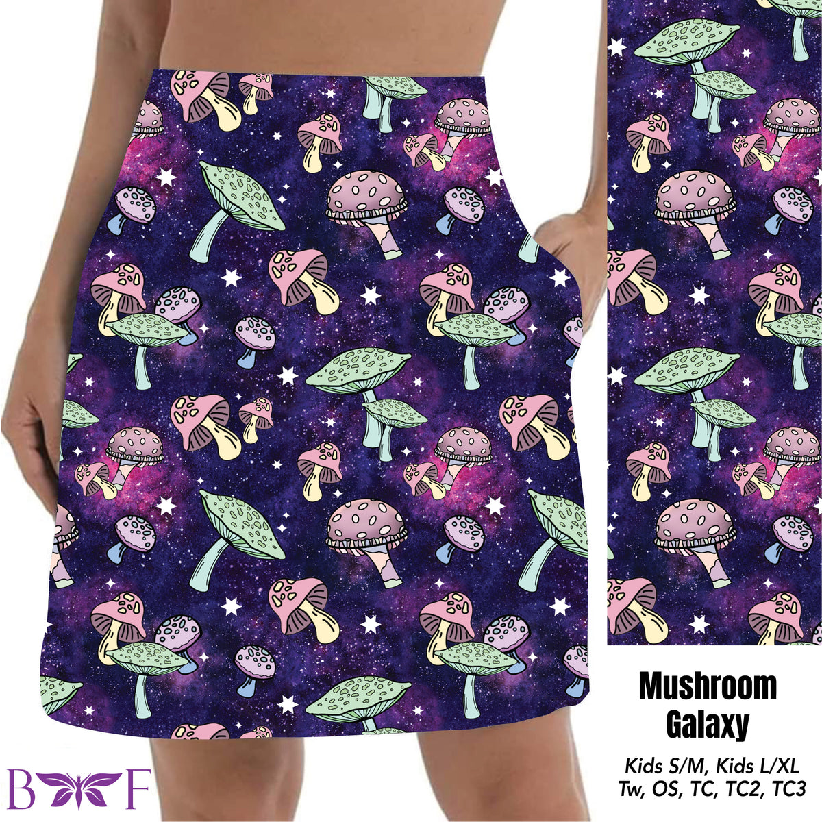 Mushroom Galaxy skort