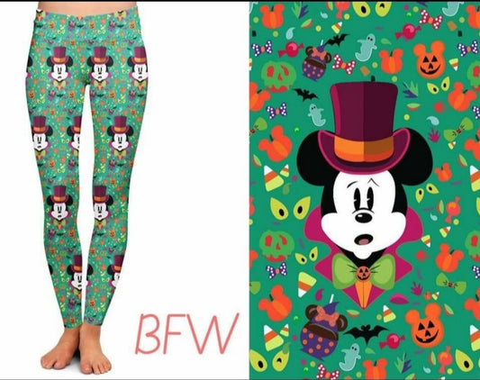 Magical Mickey Leggings and Capris adults and kids with pockets