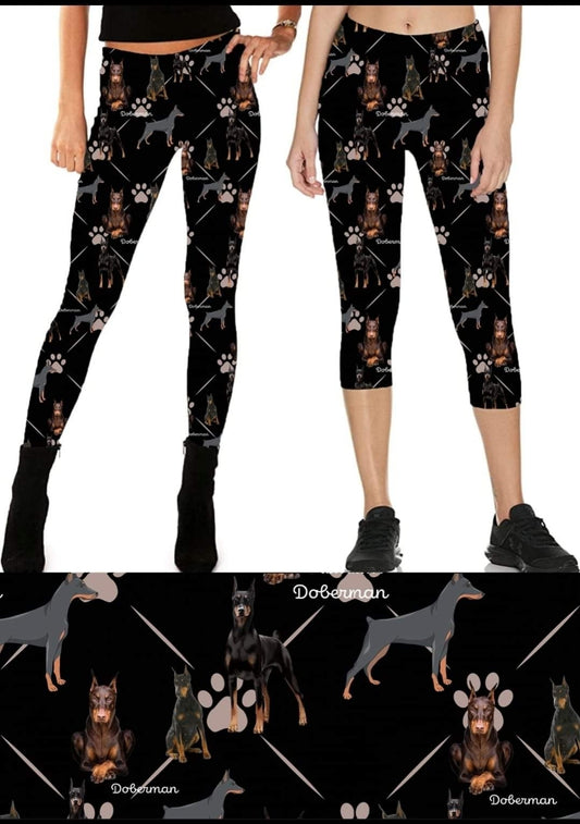 Doberman capris and joggers with pockets