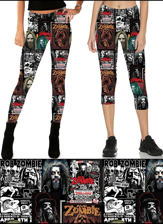 Robzombie leggings, capris, and capri joggers