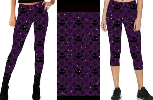Purple Jack leggings, capri joggers & loungers, and 4" jogger shorts with pockets