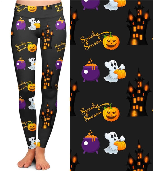 Spooky Season Leggings and Capris with pockets