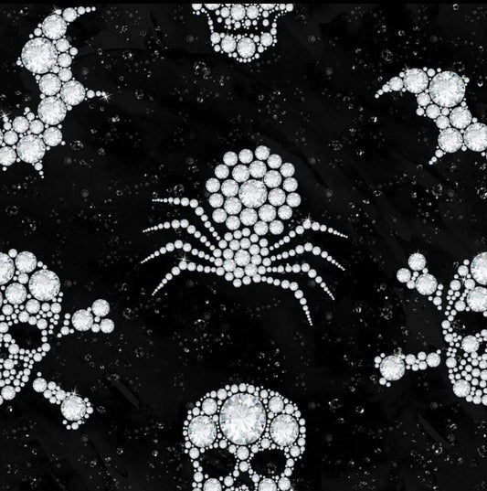 Diamond Skulls leggings, capris,  joggers, and skorts