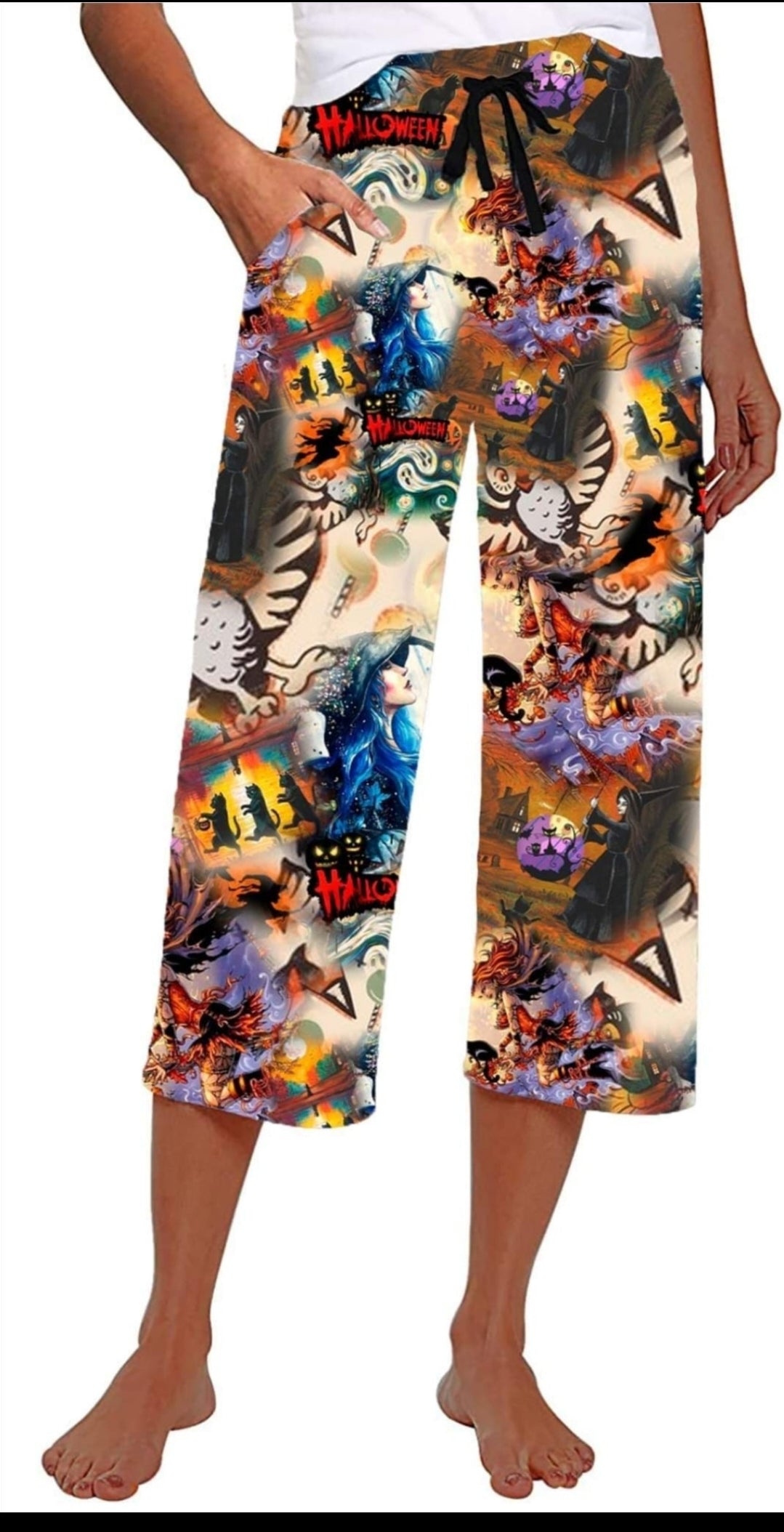 Witchy World leggings with pockets