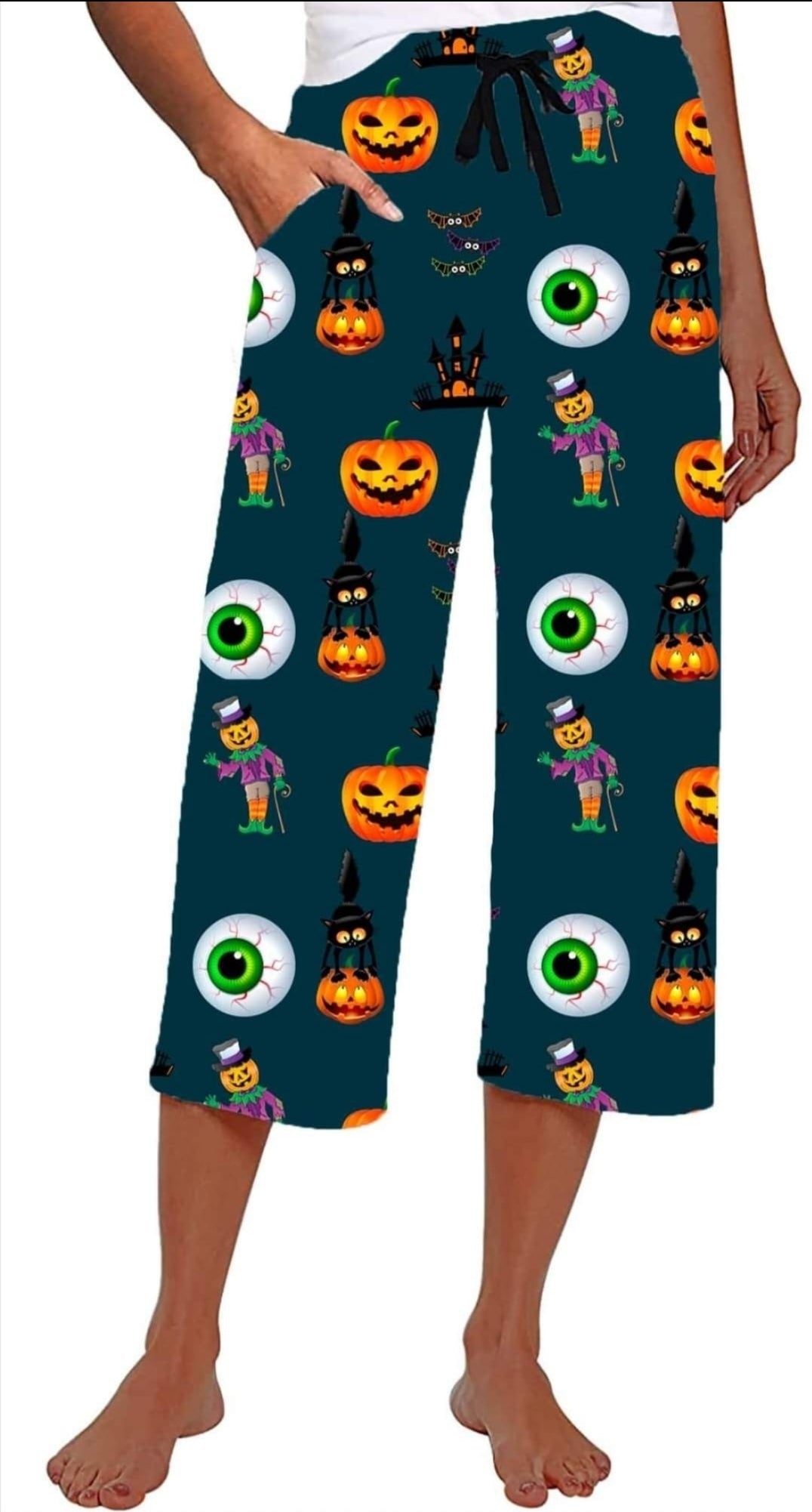Halloween Essence Capris with pockets