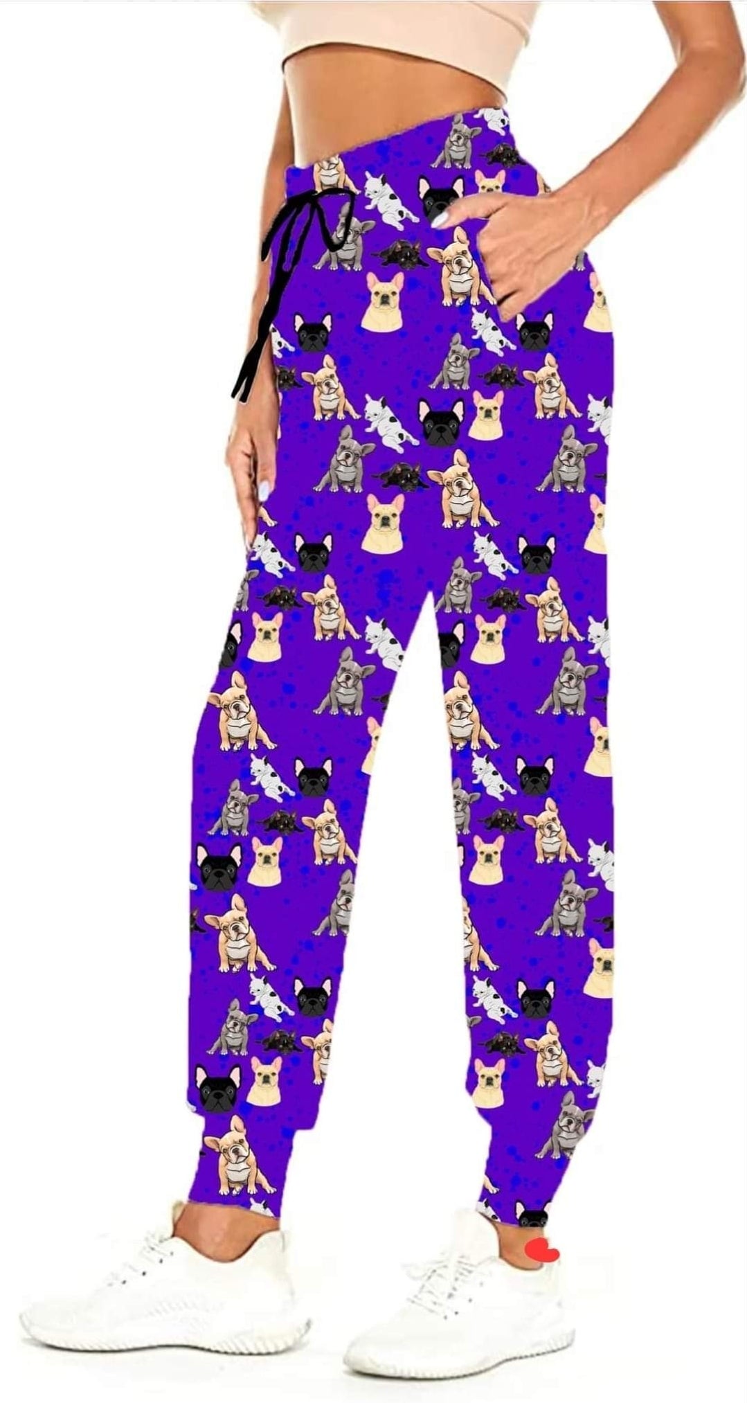 French Bulldogs leggings, capris, capris lounge pant, and jogger