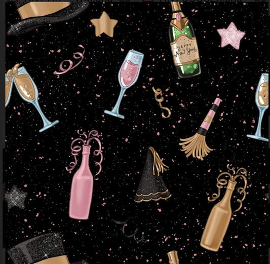 Celebrate New Years skorts, capris with pockets, and unisex joggers