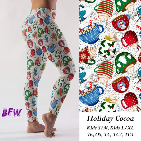 Holiday Cocoa leggings and skorts