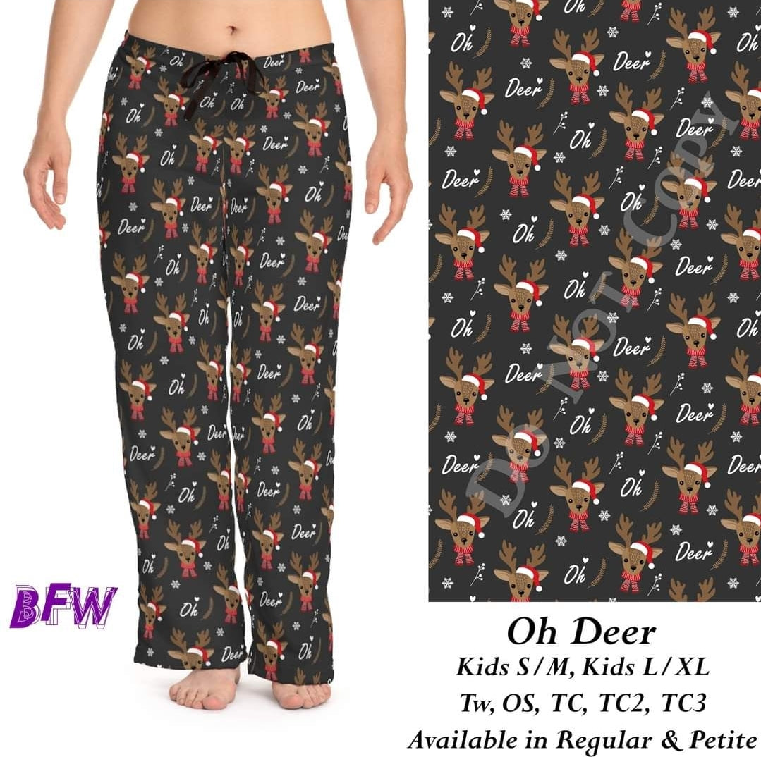 Oh Deer leggings with pockets
