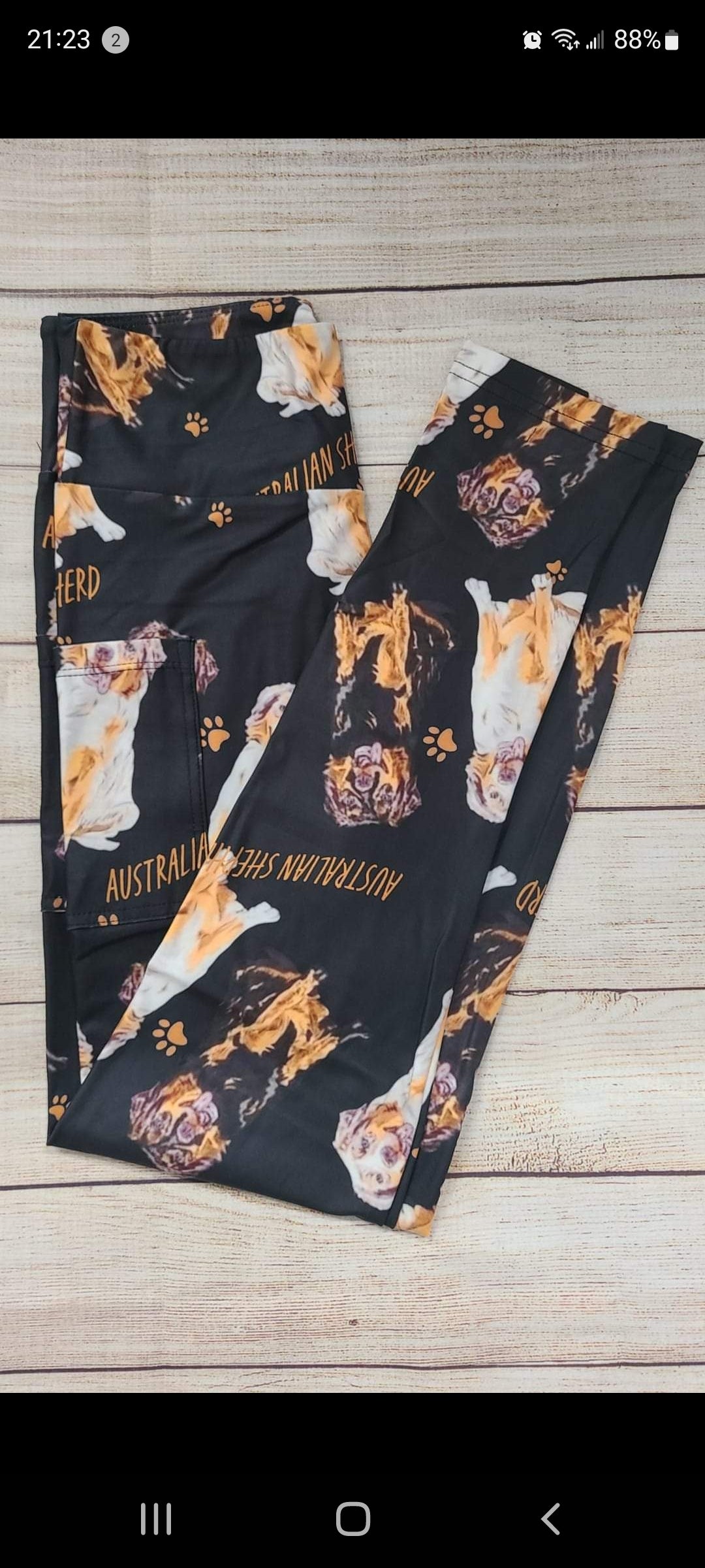 Australian Shepherd capri-length joggers and 7" unisex jogger shorts