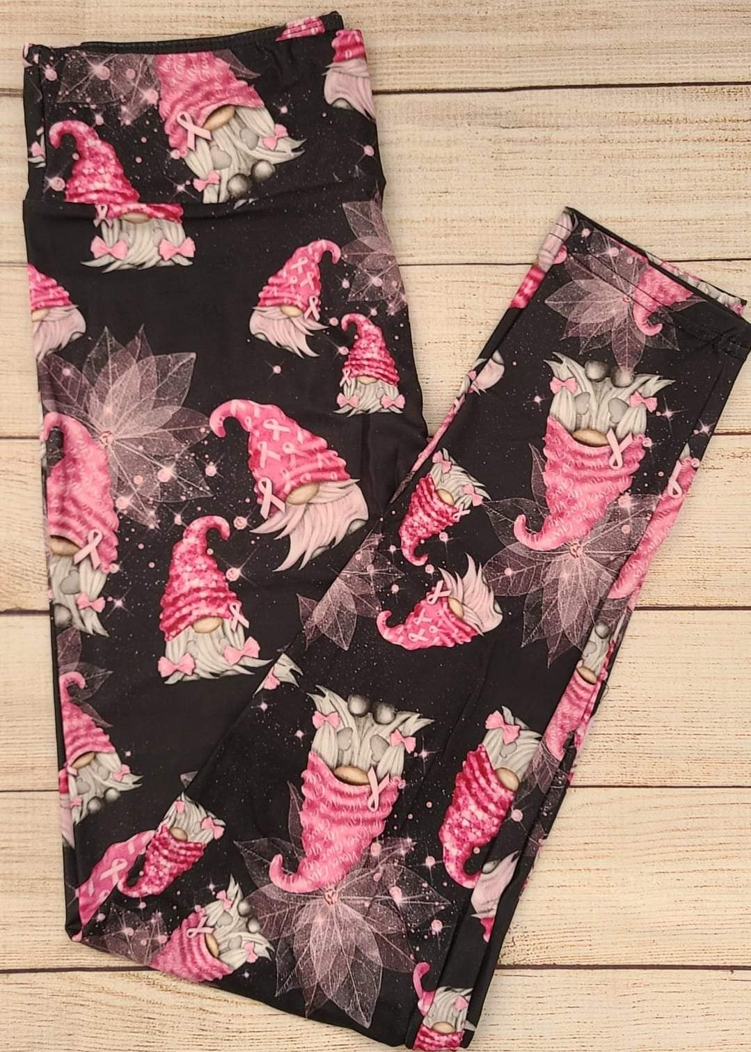 Breast Cancer Awareness leggings, capris, lounge pants, and shorts