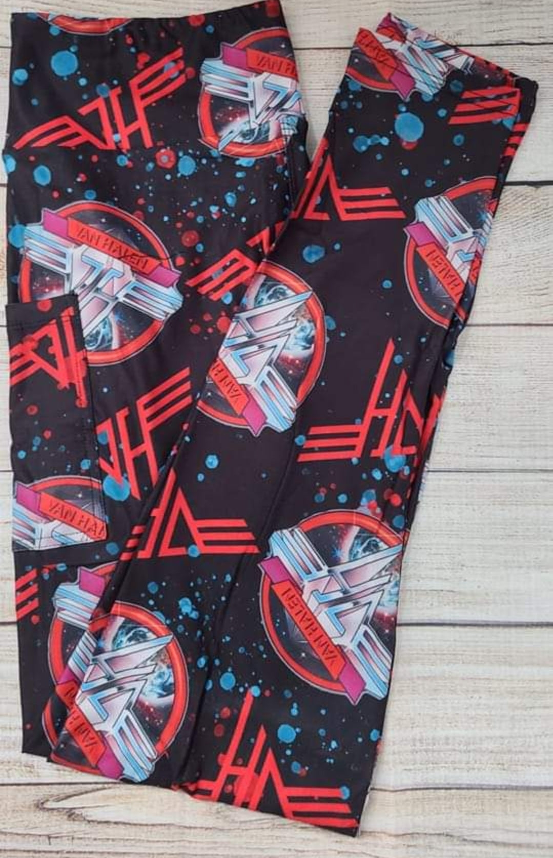 Van Halen Leggings with pockets