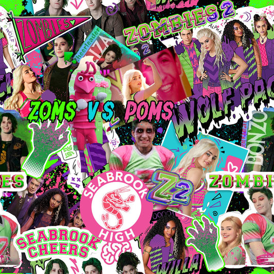 Zombies and Cheerleaders leggings, skorts, and joggers with pockets
