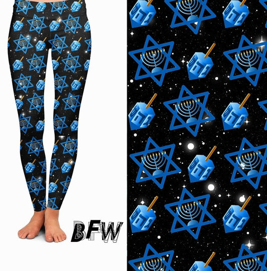 Hanukkah leggings and lounge pants