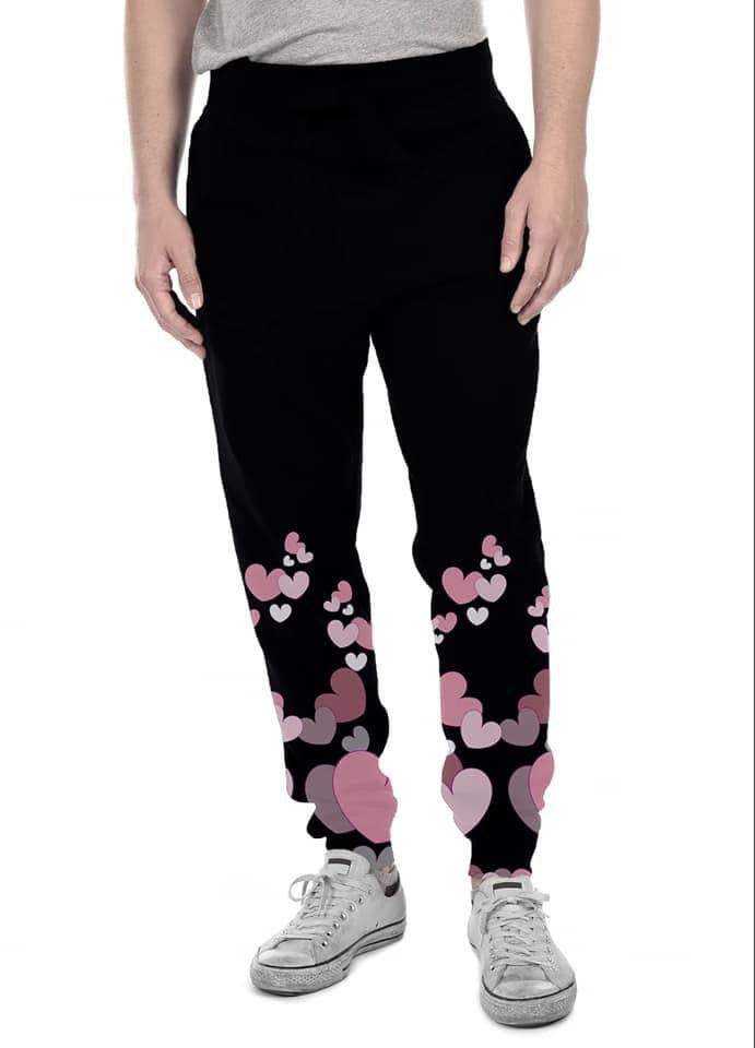Rising Hearts lounge pants with pockets