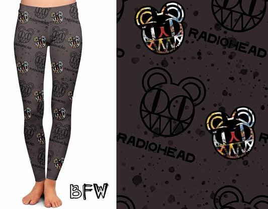 Radiohead leggings and joggers with pockets