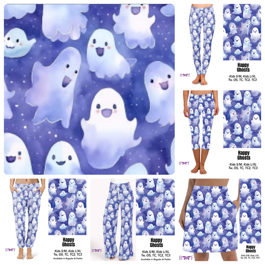 Happy ghost skorts and lounge pant