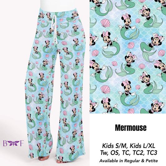 Mermouse kids leggings with pockets