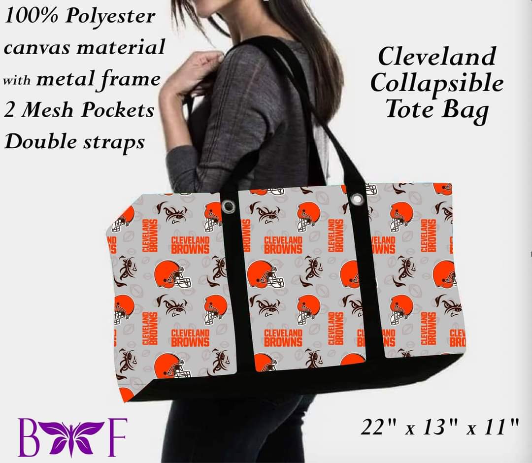 Cleveland tote with 2 inside mesh pockets