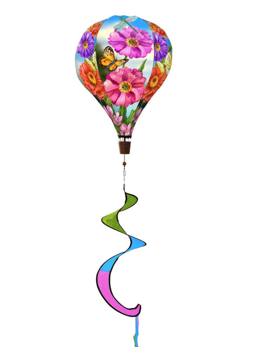 Floral butterfly balloon windsock 0408