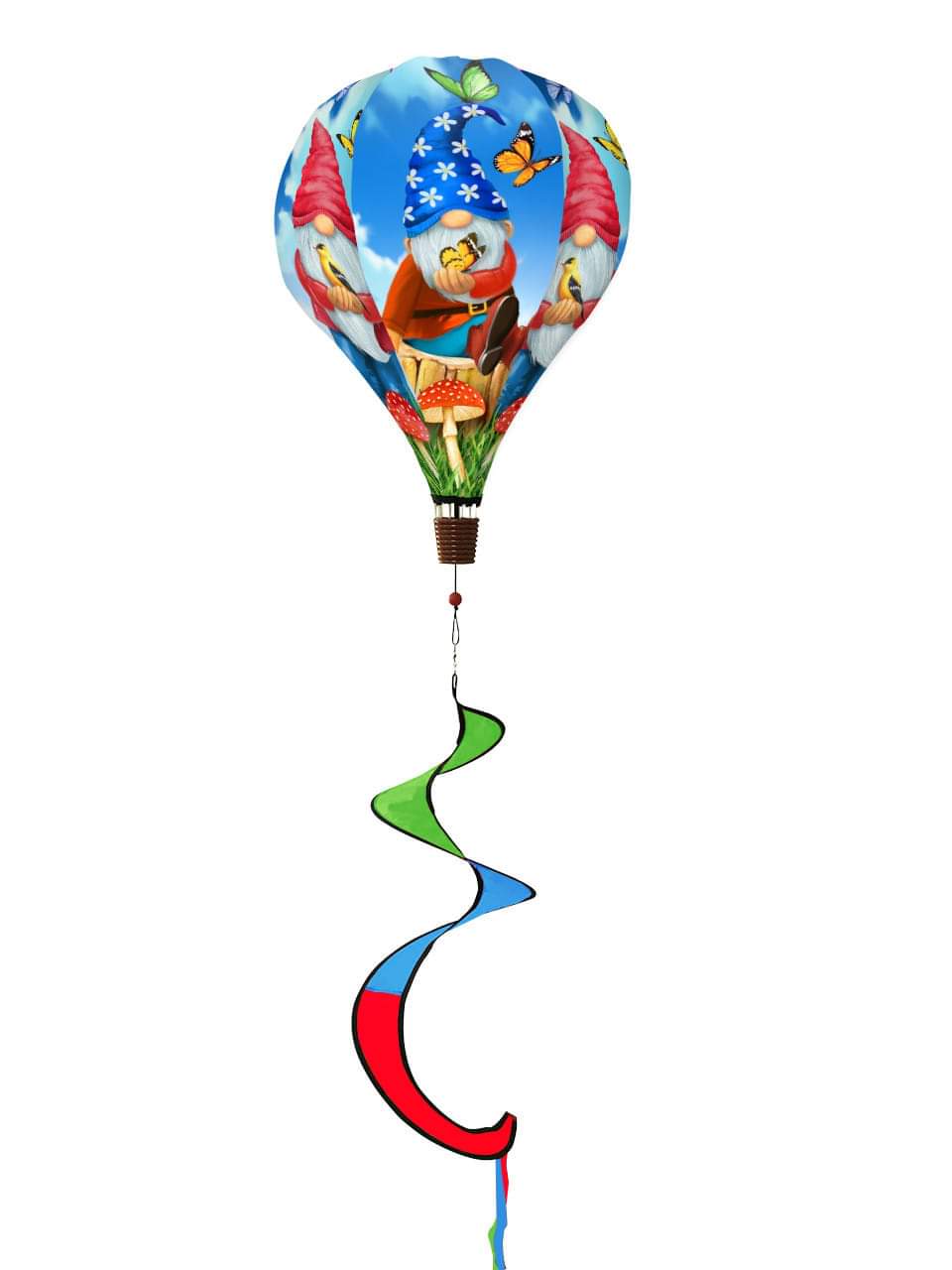 Gnomes balloon windsock