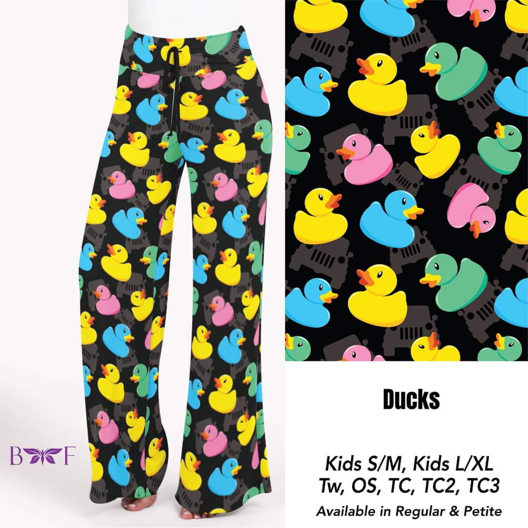 Ducks Leggings, Capris and Biker Shorts with pockets