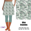 Olive Branches Skirted Capris