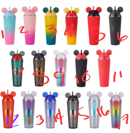 24oz Mouse Studded Tumblers preorder1023