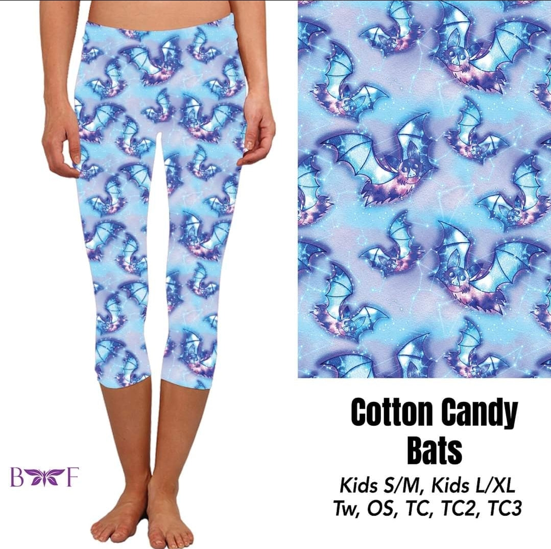 Cotton Candy Bats Capris