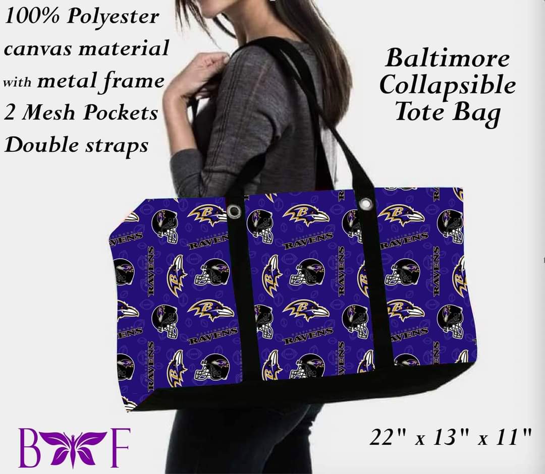 Baltimore tote and 2 inside mesh pockets