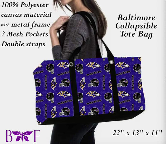 Baltimore tote and 2 inside mesh pockets