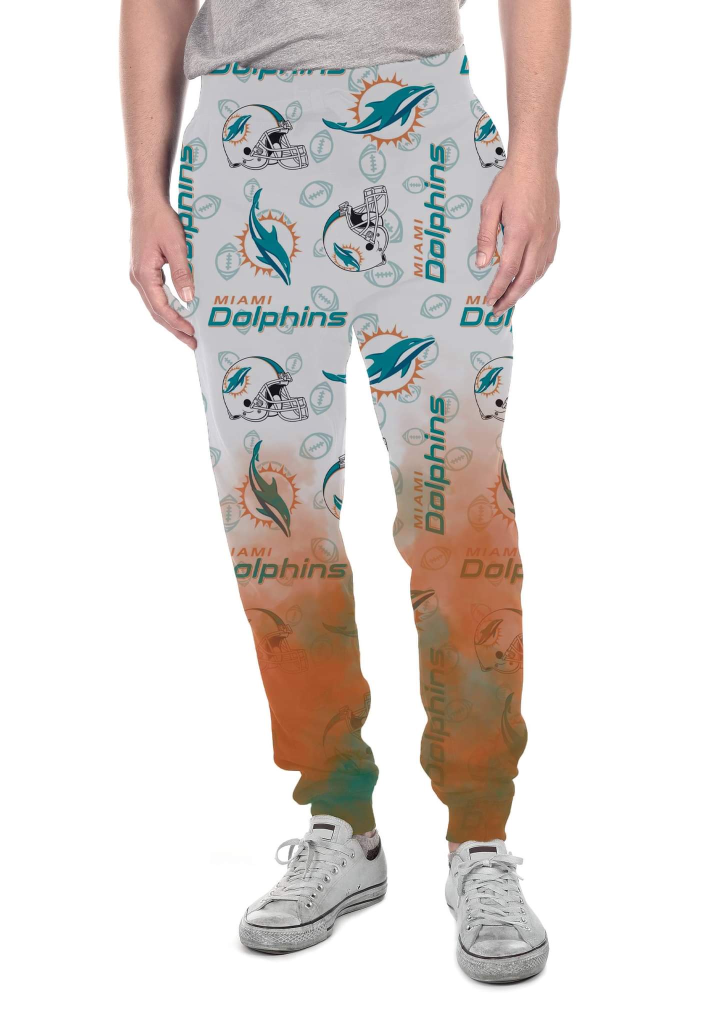 Miami Football smoke print leggings