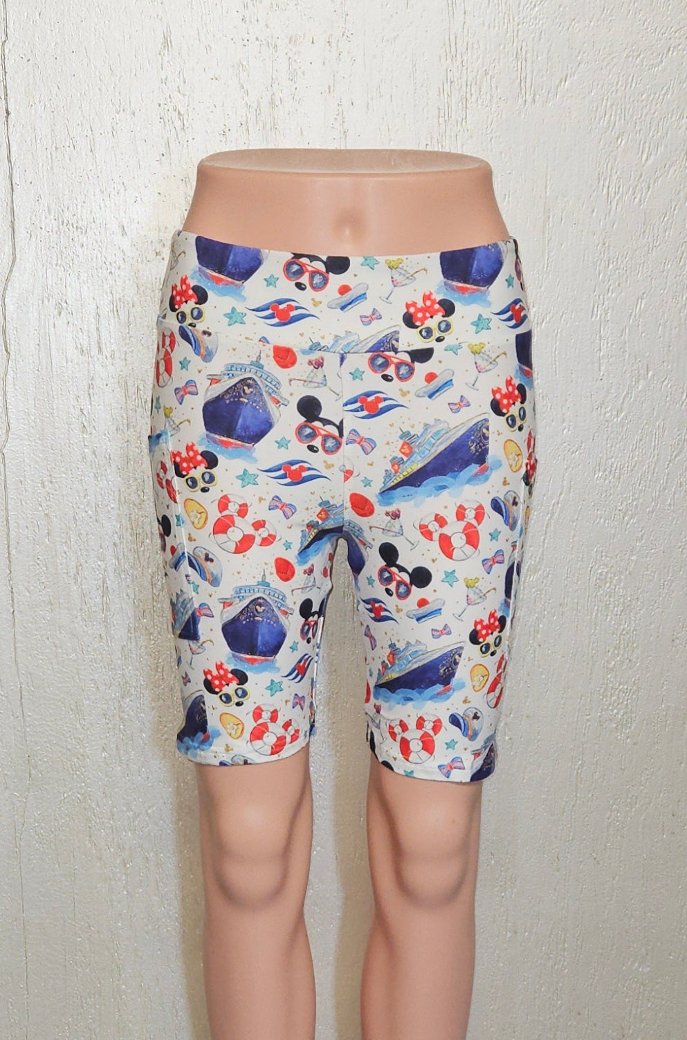 Mouse Cruise bike shorts with pockets
