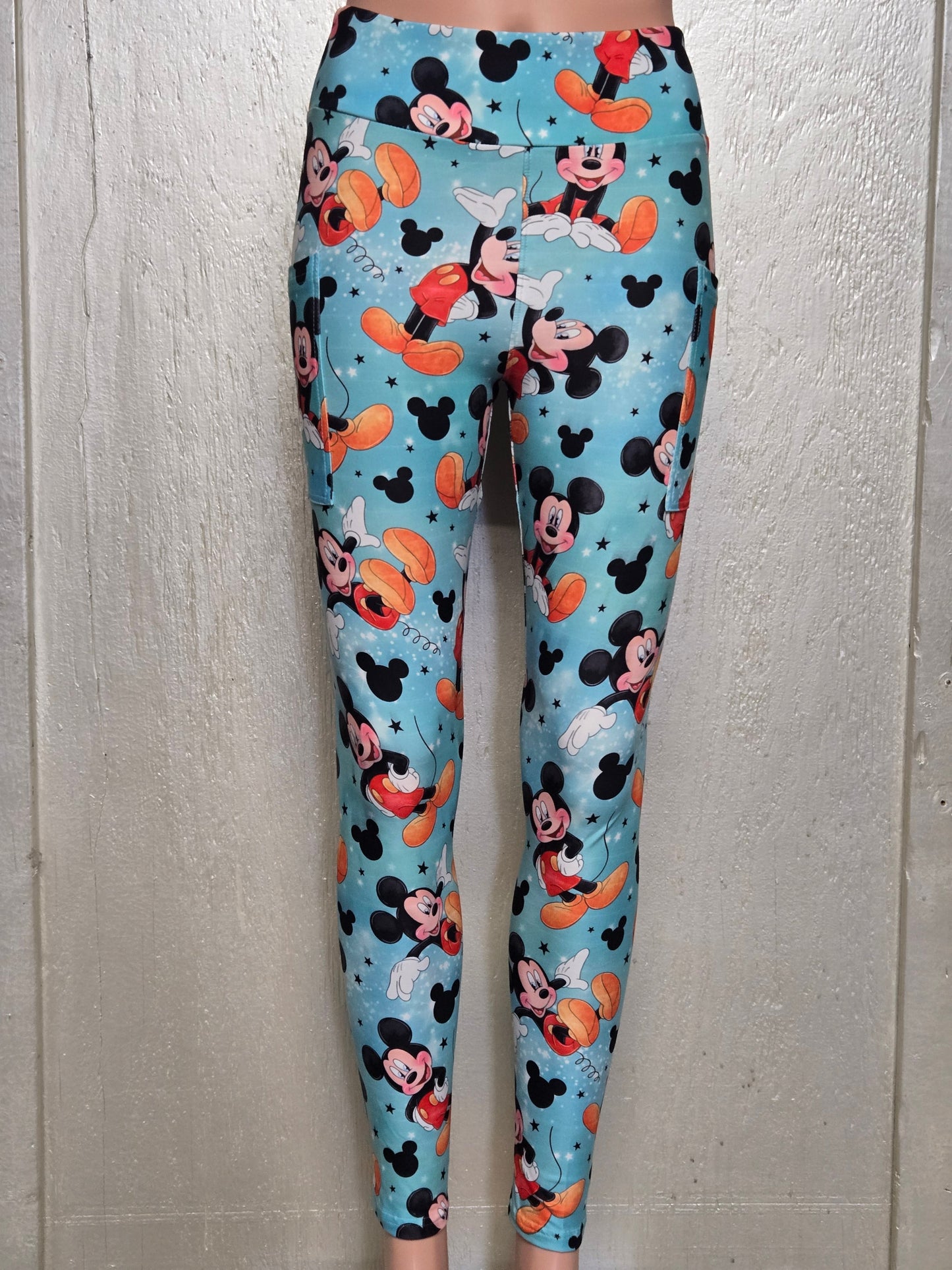 Magic Smile Mouse leggings and capris with pockets
