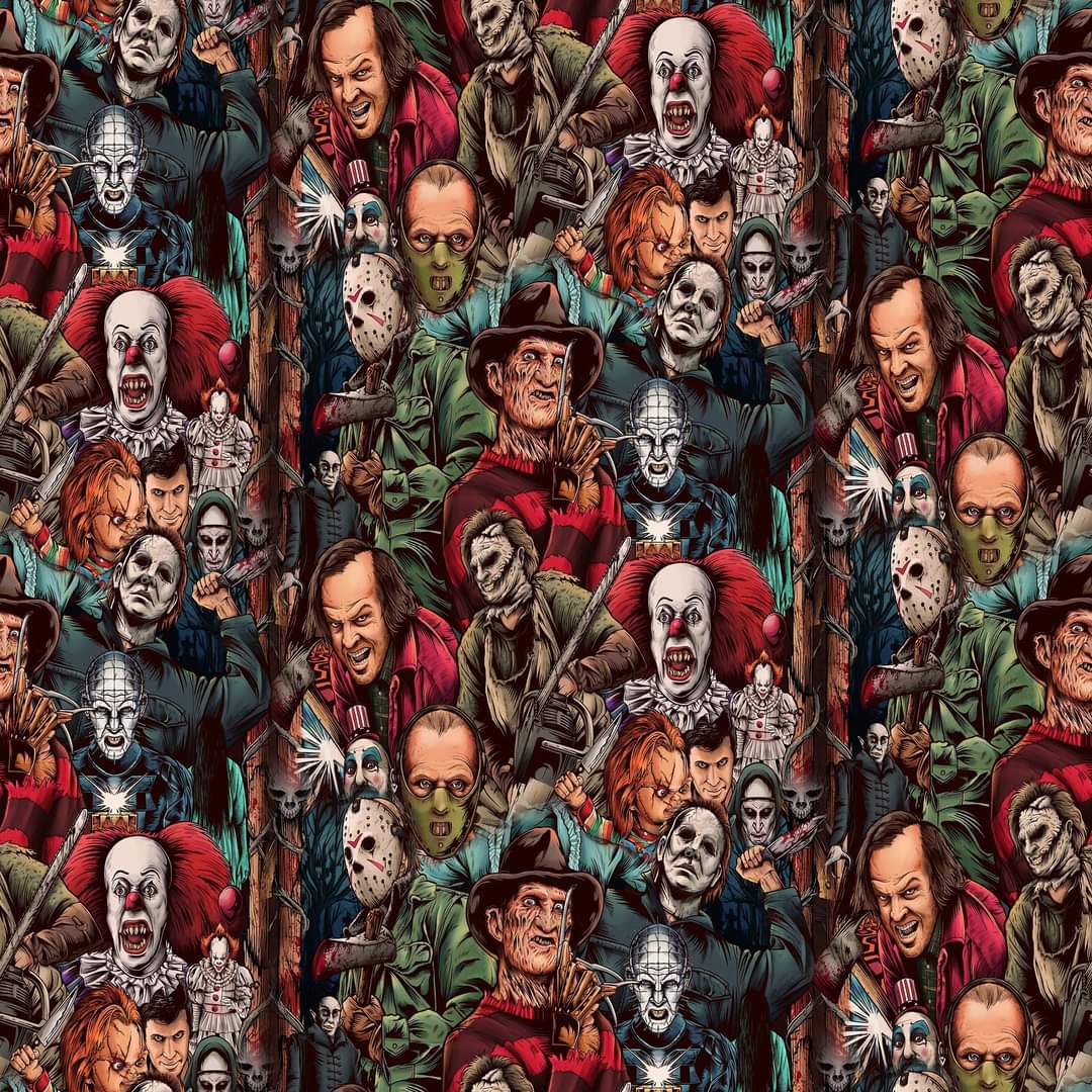 All the horrors leggings and capris with and without pockets