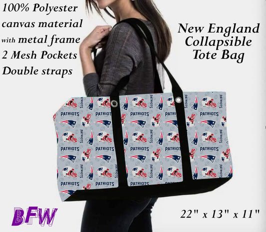 New England tote with 2 inside mesh pockets