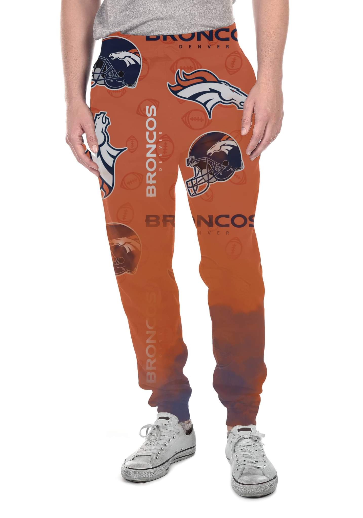 Denver Football smoke print leggings and unisex joggers