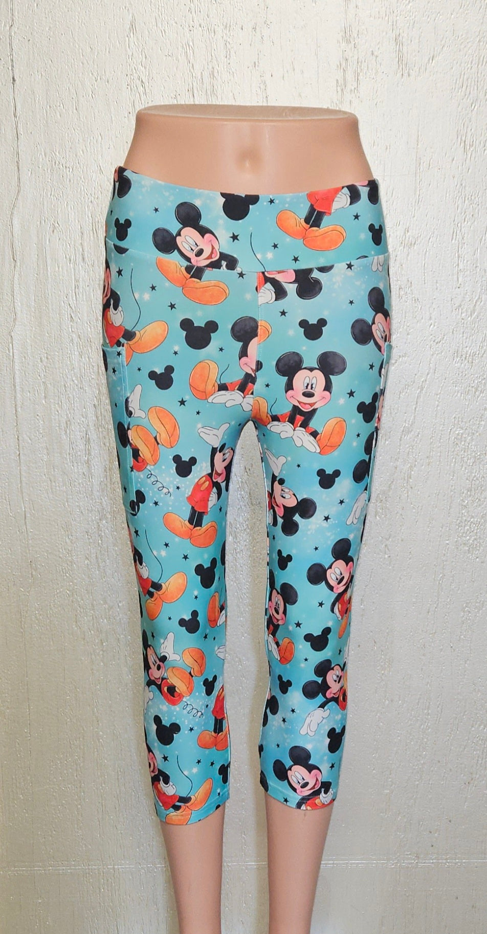 Magic Smile Mouse leggings and capris with pockets