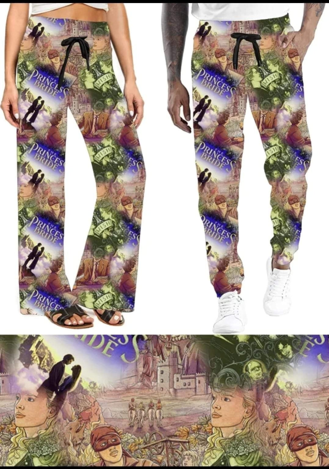 Bride Princess leggings, capris, lounge pants, joggers and 4" jogger shorts