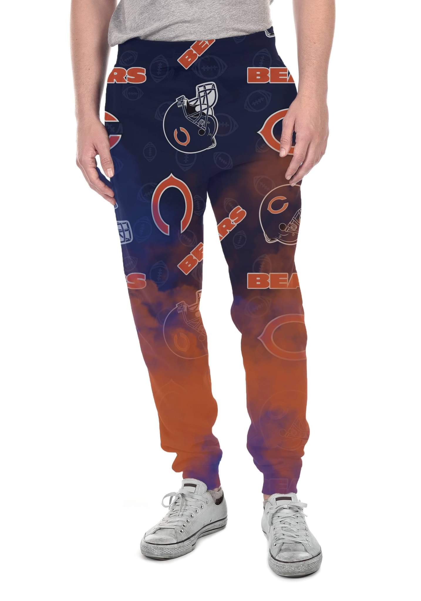 Chicago Football smoke print leggings and joggers