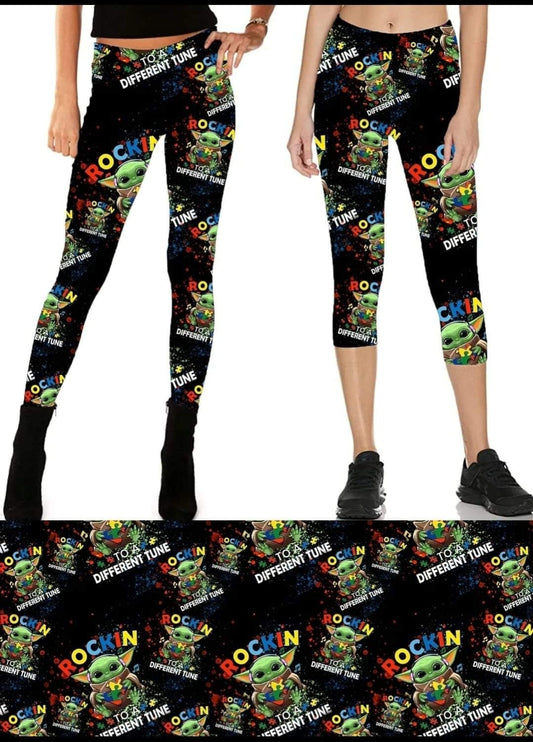 Rockin' leggings and  jogger shorts with pockets