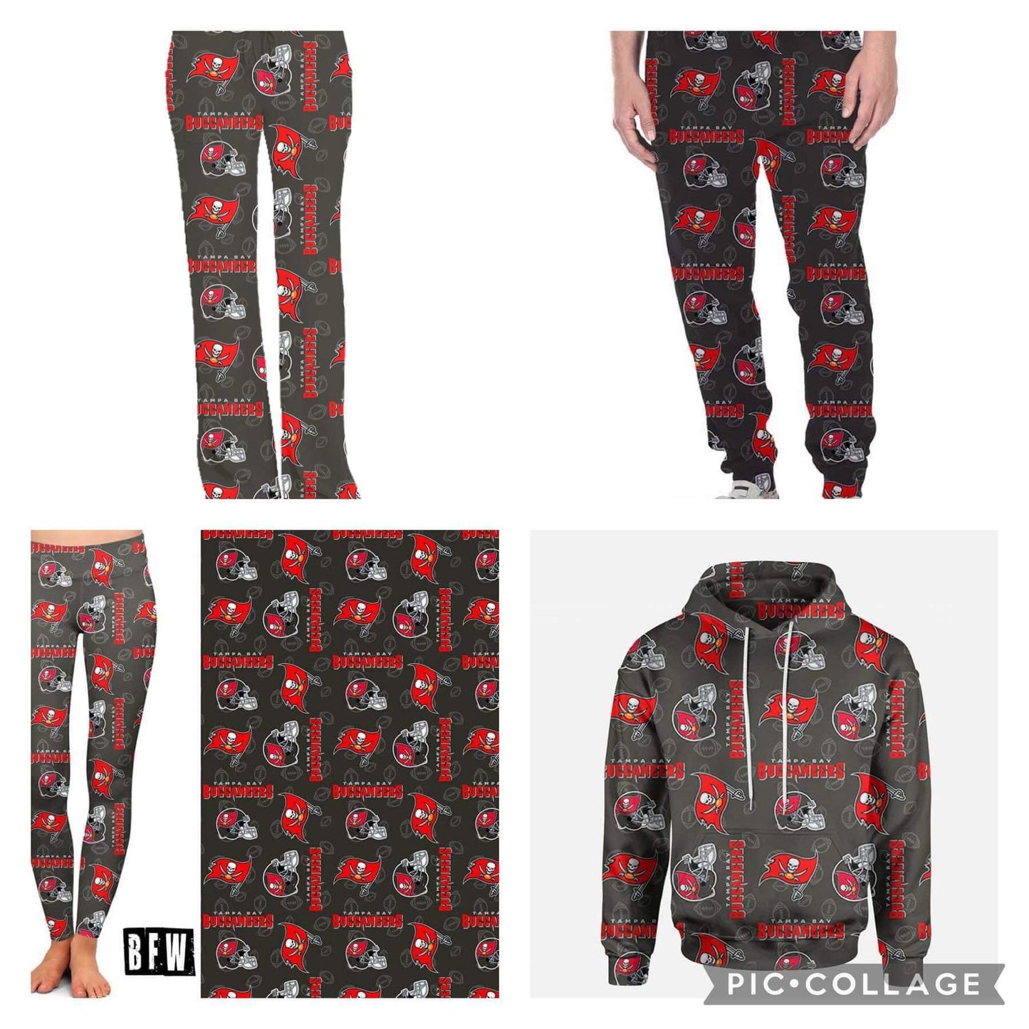 Tampa Bay Leggings, lounge pants, jogger, and pillow cases
