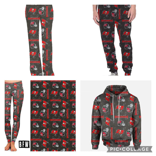 Tampa Bay Leggings, lounge pants, jogger, and pillow cases